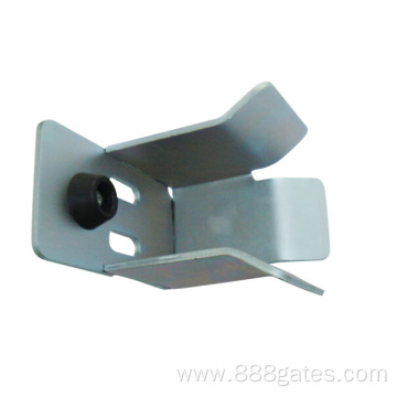 Sliding cantilever gate meeting point stopper